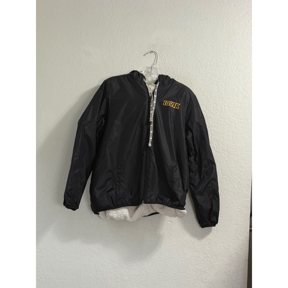 PINK Victoria's Secret Iowa
Hawkeye Puffer Jacket With Sherpa XS
